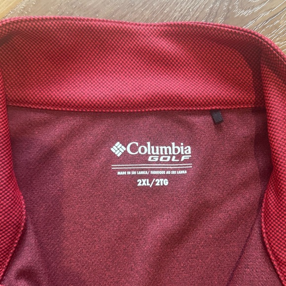 Columbia Golf UGA Georgia Bulldogs Quarter Zip Pullover - Size 2XL - Red - Picture 4 of 7